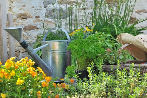 Seasonal outdoor maintenance by landscapers in Waterloo
